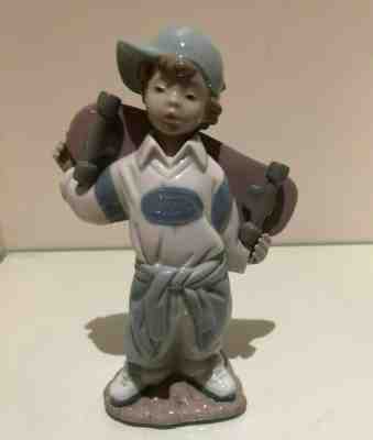 LITTLE SKATEBOARDER BOY PORCELAIN FIGURINE NAO BY LLADRO #1361