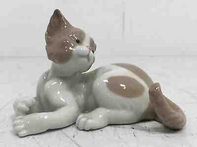 Lladro 5114 Surprised Cat Kitten 1981 Retired Made Spain Porcelain Figurine