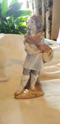 Lladro Nativity 8415 Drummer Boy Glazed Porcelain Original Box Goes with 5400NEW