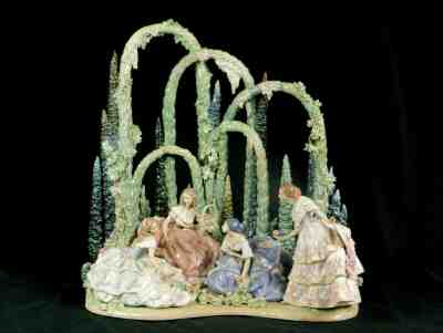 Rare And Collectible Lladro : Woman Seated Lladro Value Guide