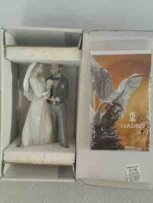 LLADRO 05885 FROM THIS DAY FORWARD never taken out of original box.