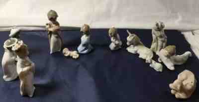 LLADRO-12 Pc Mini Nativity Ornaments-  #6095 #5809 #5729 #5657
