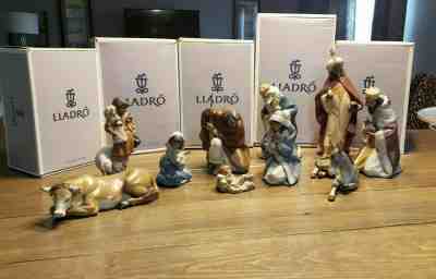 LLADRO NATIVITY SET,MINT IN BOXES, RETAIL$3500 -GRES ***RARE