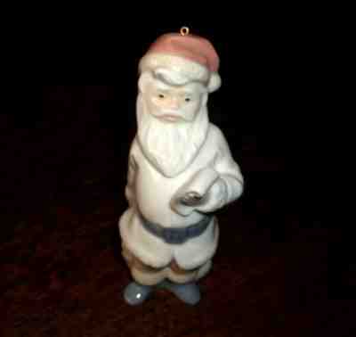 Lladro - Christmas Ornament - Santa Clause Figurine 1992