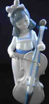 LLADRO リヤドロ チェロを弾く少女 Amazon.co.jp: ナオ Nao リヤドロ 人形 チェロを弾く女の子 02001879