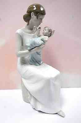 lladro mother holding baby