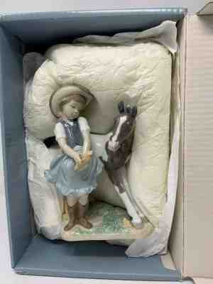 LLADRO Cowgirl 01008636 With Authentic Box