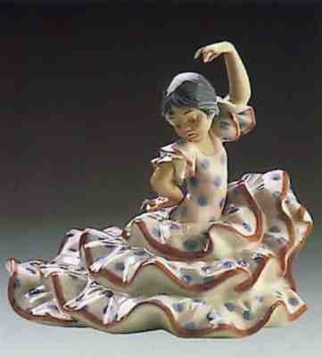 Lladro 5390 “Spanish Dancer” Flamenco Dancer $600 V  Mint