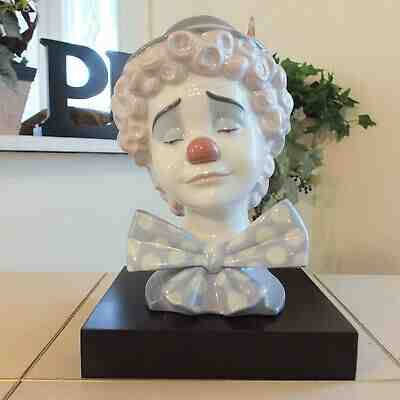LLADRO CLOWN BUST SAD CLOWN # 5611 MINT CONDITION w/BOX FAST SHIPPING!!!