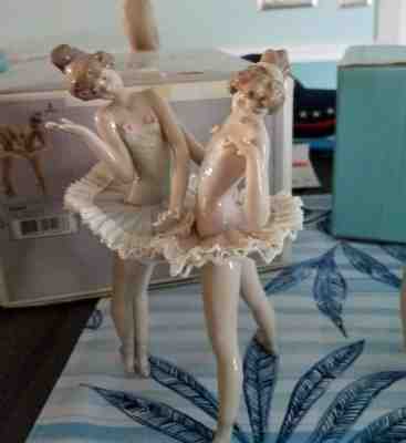 set of 4 Lladro ballet figures