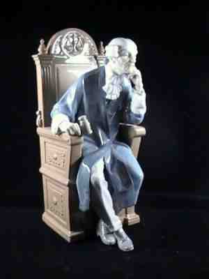 Rare Lladro Limited Edition Judge Lawyer #799 Signed Porcelain Figurine Spain
