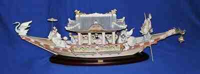 Vintage Lladro Porcelain 1605 KITAKAMI CRUISE Boat Ship LE 179 Signed S Debon