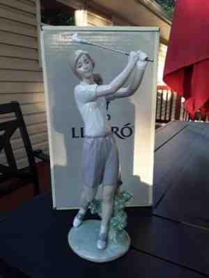 Rare And Collectible Lladro : Lladro Lady Golfer Lladro Value