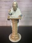 Lladro Jewish Rabbi Reading the Torah Figurine Gloss Finish 6208