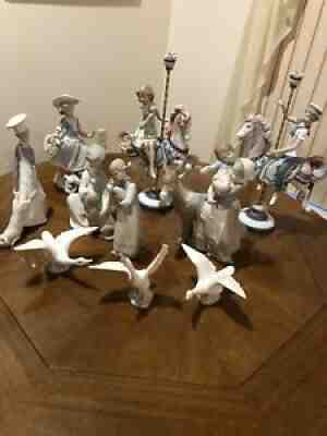 Lladro mint condition - 11 Piece Collection!