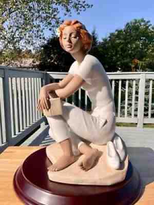 Rare And Collectible Lladro : Woman Seated Lladro Value Guide