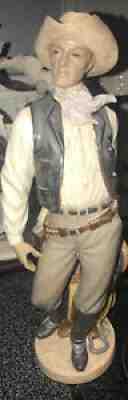 Lladro American Cowboy No 13568 Ltm Edit. Very rare-signed