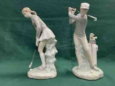 Rare And Collectible Lladro : Lladro Lady Golfer Lladro Value
