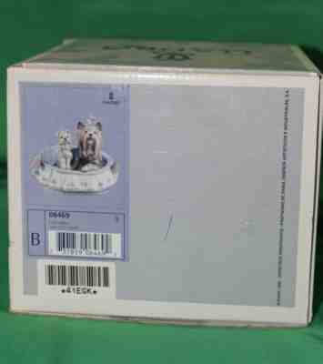 Lladro Yorkshires Our Cozy Home #06469. Original Box, Mint Condition.