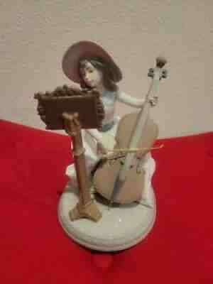 Rare And Collectible Lladro : Girl Playing Cello Value Guide