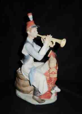 Lladro Spanish Porcelain Figurine 1408 PRACTICE MAKES PERFECT Norman Rockwell