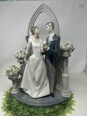 LLADRO A Vow of Love #1869 BRIDE & GROOM Wedding Love No Box 19