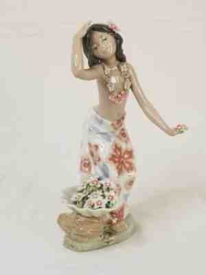 Rare and Collectible Lladro : lladro hawaiian girl Rare and Collectible Lladro : lladro hawaiian girl