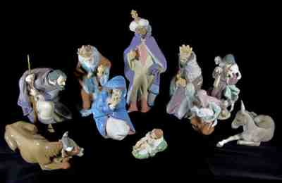 LLADRO LARGE NATIVITY SET 5400 Series (Complete Set ) $3995