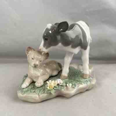 Lladro Calf & Young Lion #6927 Limited Edition w/Certificate of Authenticity (B3