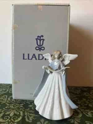 Buy LLADRO pink angel tree topper