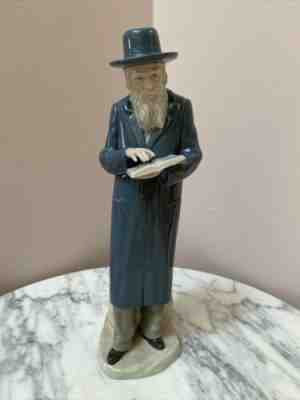 Nao by Lladro Jewish The Rabbi Tall Figurine 0345 Made In Spain Marked 12â?T 4â?W