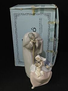 Lladro 1499 Blessed Family Baby Jesus, Mary & Joseph Porcelain Figurine w/ box