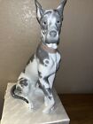 Rare Lladro Great Dane # 6558 18.5 “ Tall , Mint Condition !