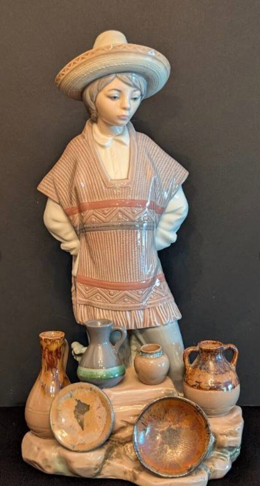 リヤドロ NEW! Lladro Retired MEXICAN DANCERS Gloss 01005415 #5415