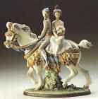 Lladro 1472 Valencian Couple on Horse Princess Prince w Flowers Limited Edition
