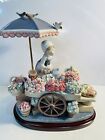Lladro #1454 “Flowers Of The Season” Girl with Cart Base & Box MINT Condition!
