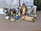 Vintage 10 Pieces LLADRO NATIVITY SET - Large - with Original Boxes