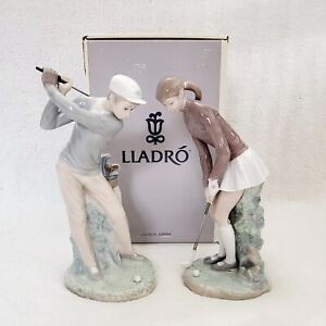 Rare And Collectible Lladro : Lladro Lady Golfer Lladro Value