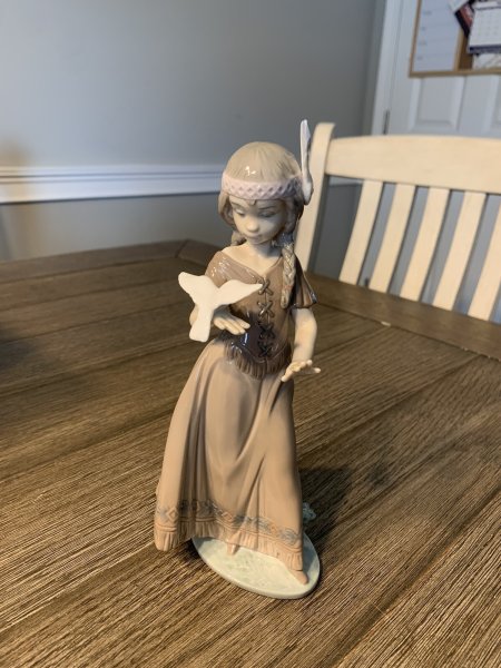 リヤドロ LLADRO #6153 AMERICA LOVE リヤドロ LLADRO #6153 AMERICA LOVE Rare Lladro 6153 AMERICAN LOVE