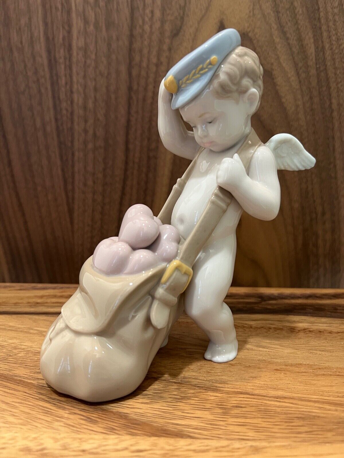 Lladro “Love Letters” Cupid Figurine #6830, made in Spain