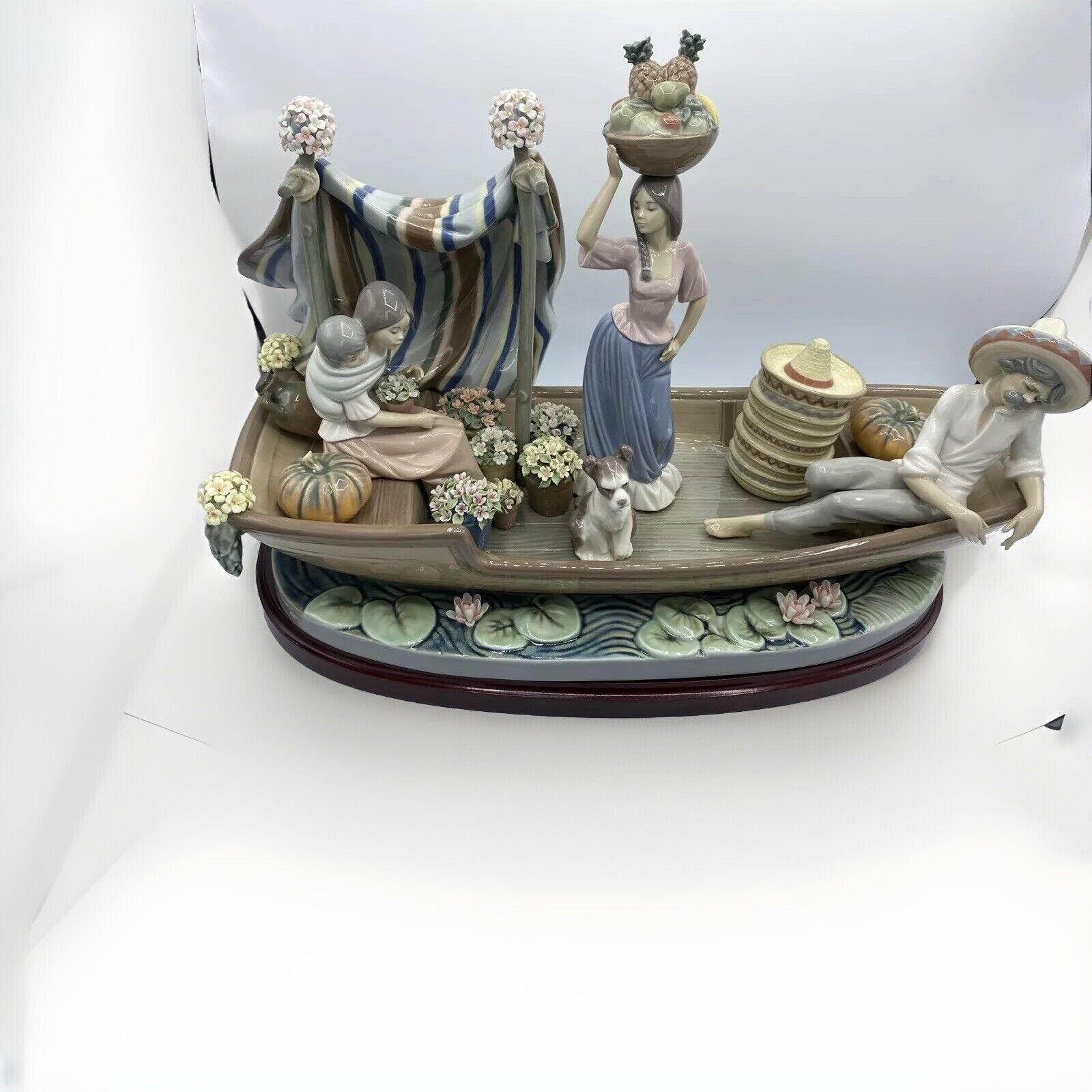 Lladró Limited Edition 20 Of 1000 Carnival Time 5423 Huge Piece Rare Boat Ride