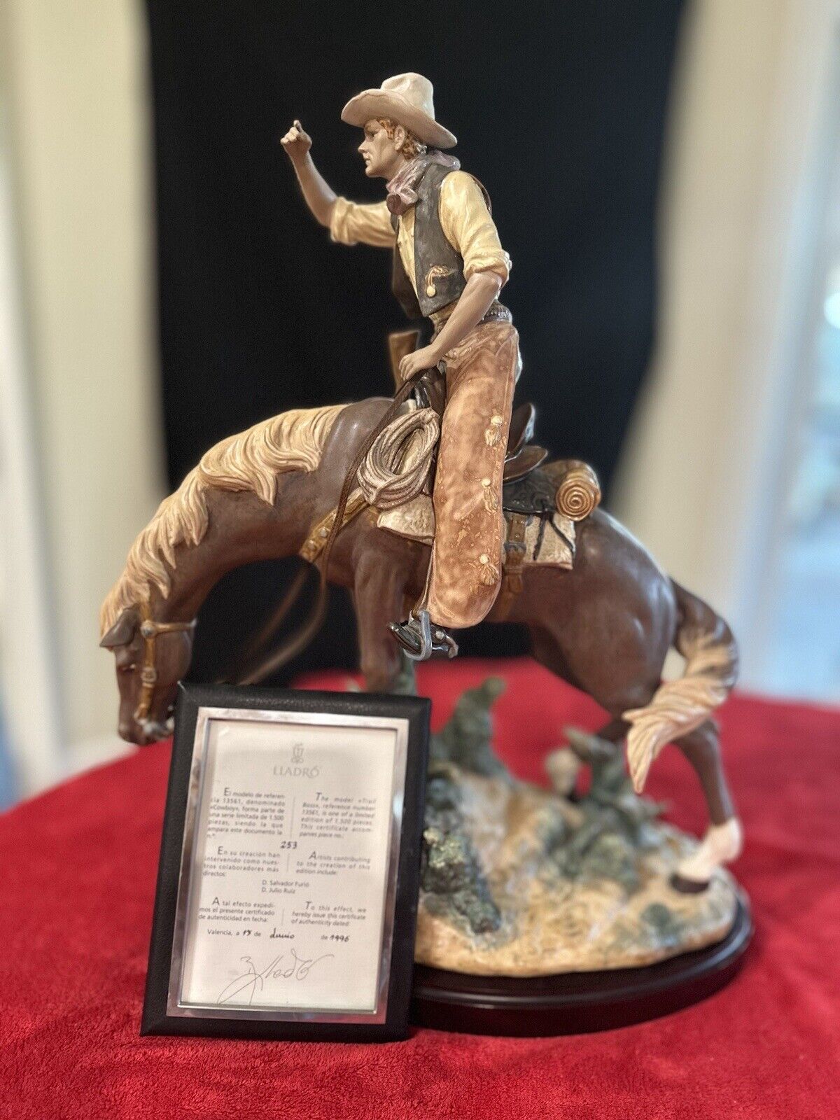 Lladro ‘Trail Boss’ 3561 Limited Edition and Perfect Condition