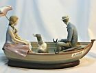 Lladro AMOR LOVE BOAT Double Signed Catalá Sculptor 132/3000 Dog Girl Adult 5453