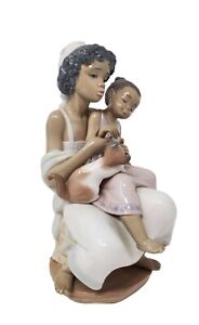 LLADRO BLACK LEGACY COLLECTION SOFT MEOW PORCELAIN FIGURINE