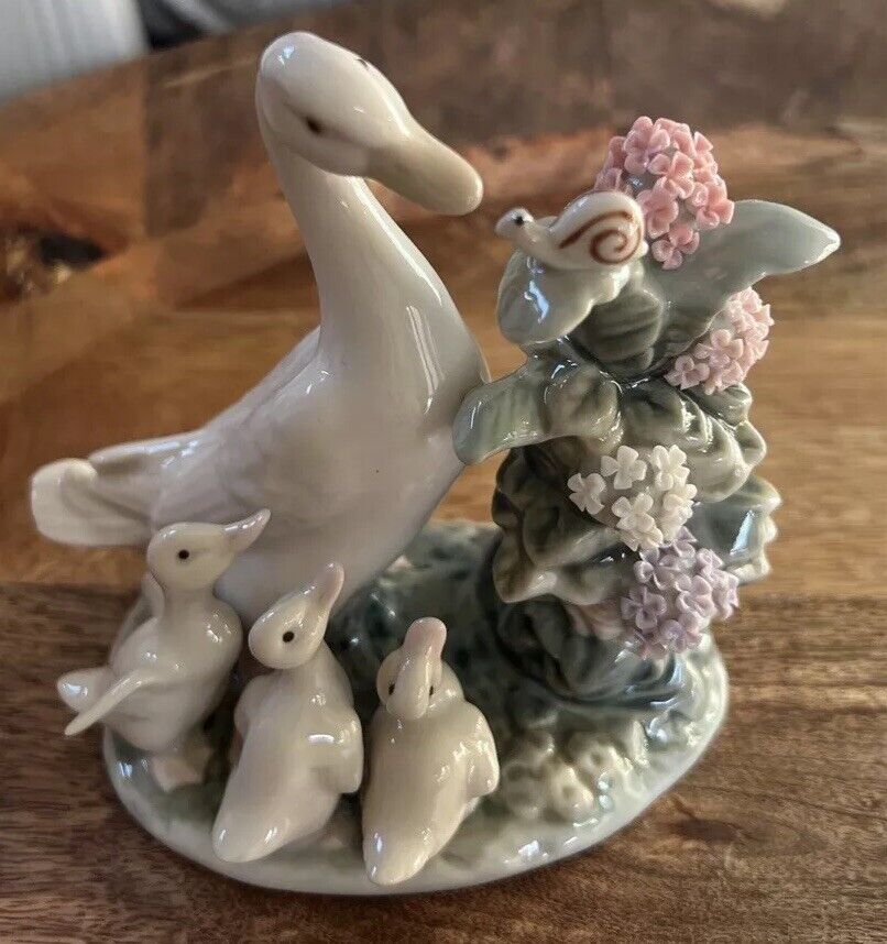 Rare And Collectible Lladro : Lladro Duck With Ducklings Value