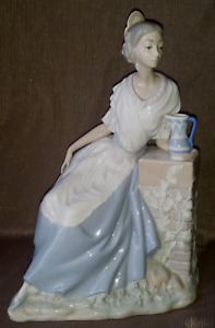 Rare And Collectible Lladro : NAO Girl Jug Value Guide - Price