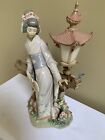 Lladro ‘Mariko’ 1421, Large Porcelain Geisha Figurine