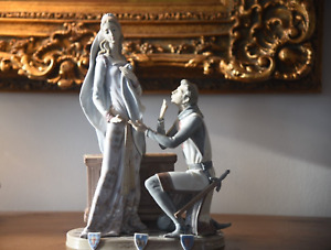 Lladro 1458 Lovers Camelot Prince Arthur King Knight Signed Limited Edition