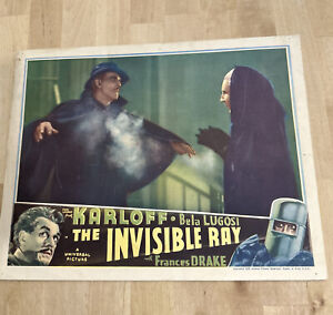 The Invisible Ray 1936 Lobby Card Karloff Lugosi Very Fine Condition