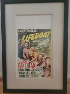 Alfred Hitchcock's LIFEBOAT (1944) Super Rare ORIGINAL Mini Window Card